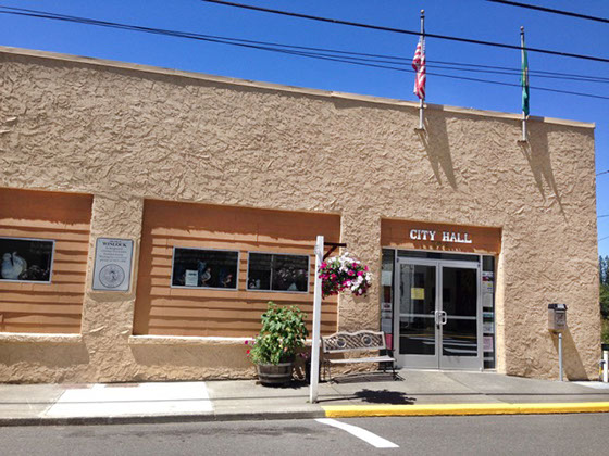 street view of Winlock City Hall